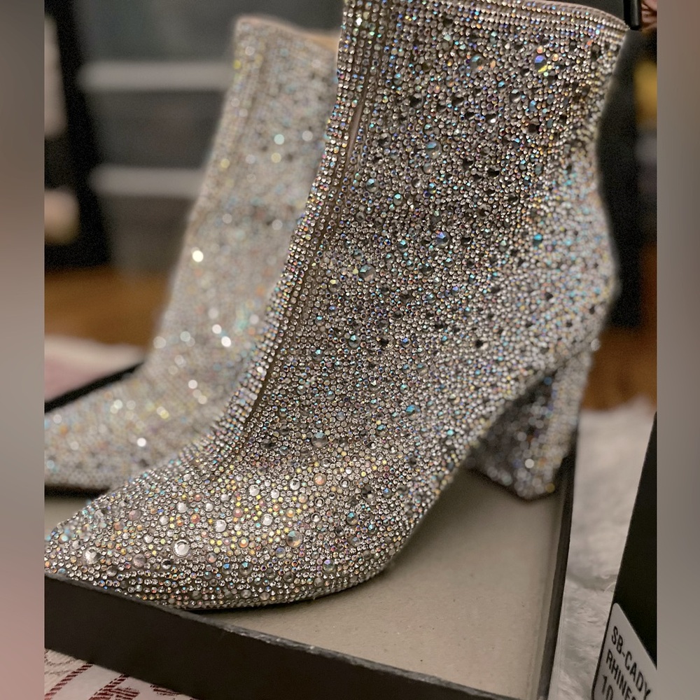 Betsey Johnson Rhinestone Cady Boot